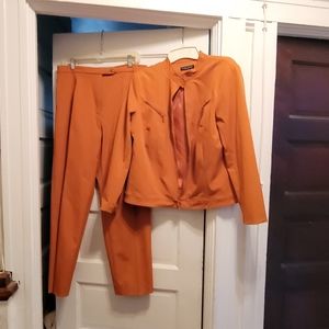 Burnt Orange Pant Suit